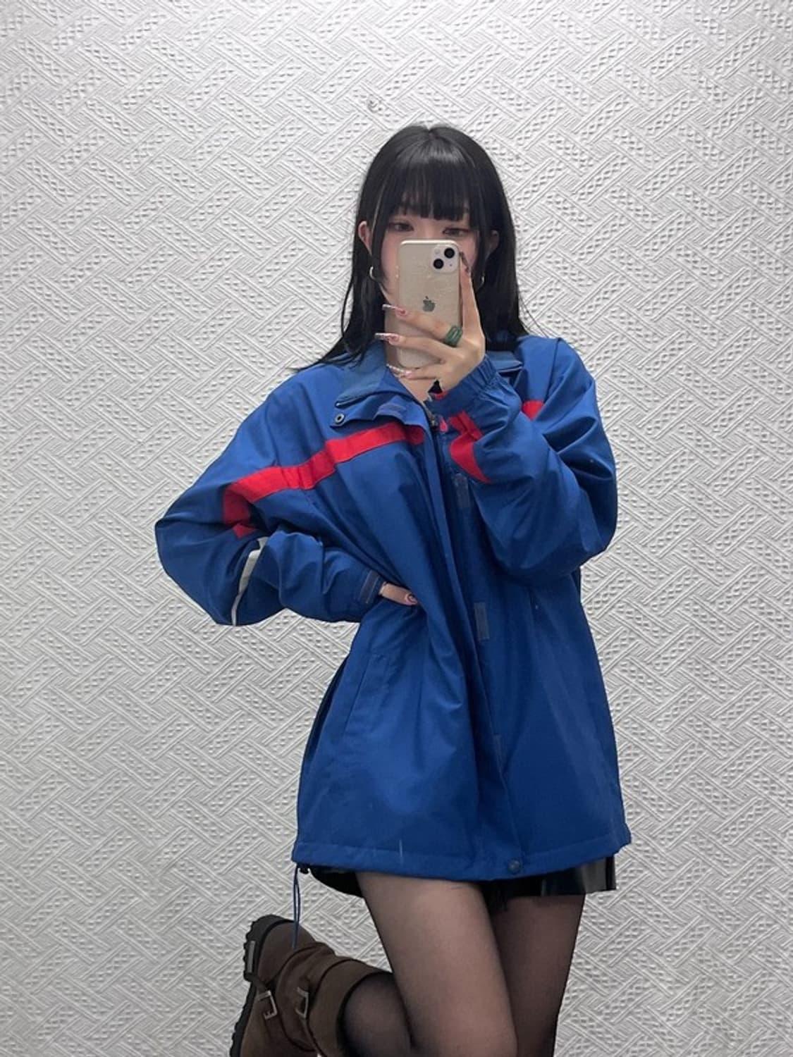 나이키 올드스쿨 레트로 빈티지 00's 바람막이 자켓 XL C11672 상품이미지1