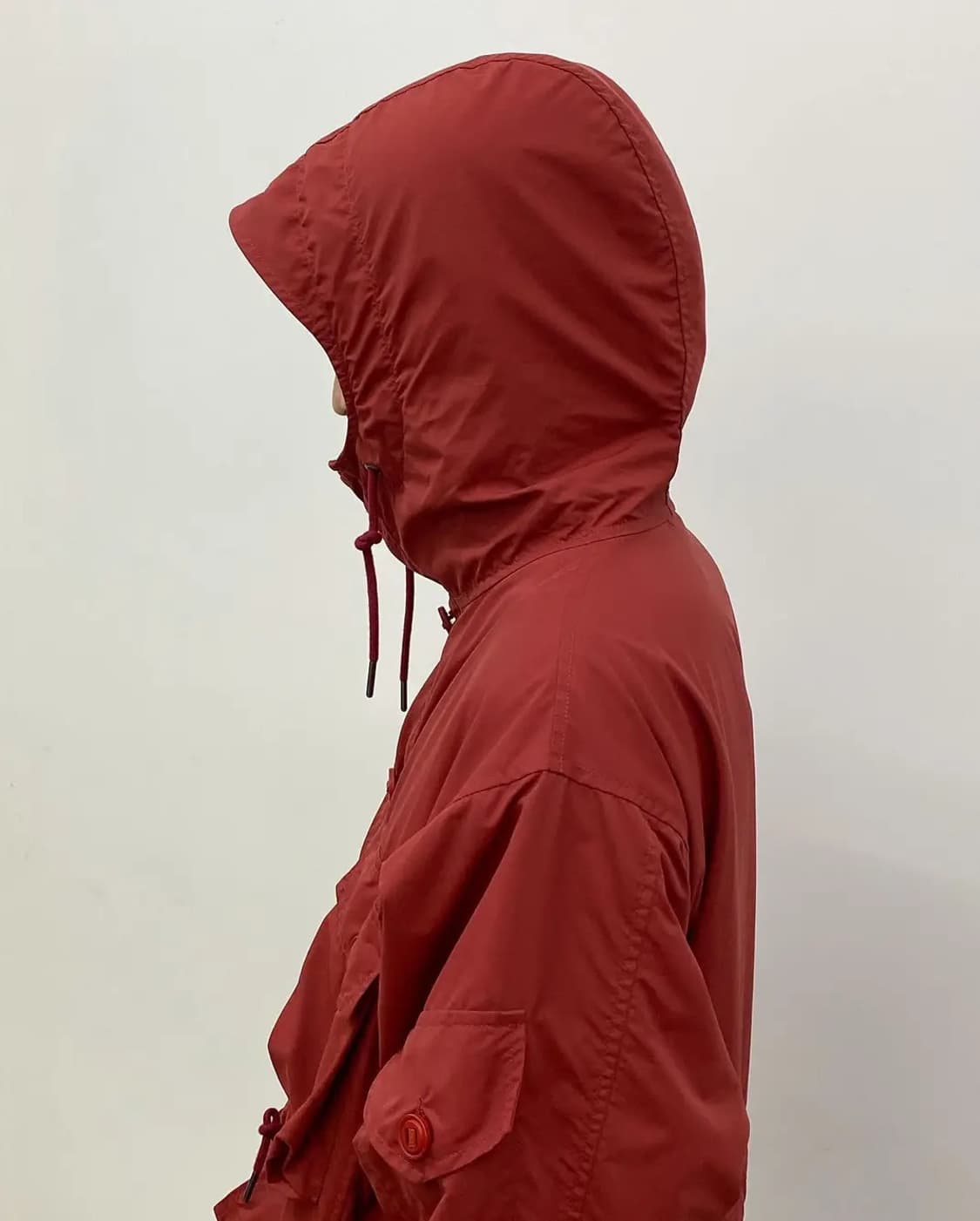 [M] GLEANPARK 더수베니어샵 후드 발수 자켓 마룬 상품이미지2