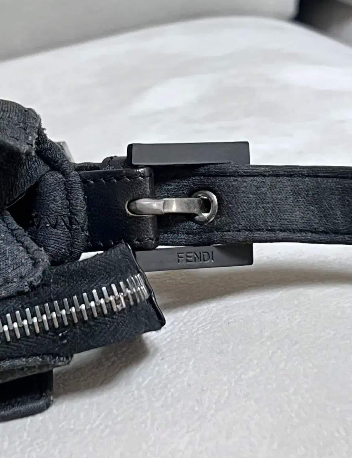 Fendi Gray Wool Mamma Baguette Shoulder 상품이미지6