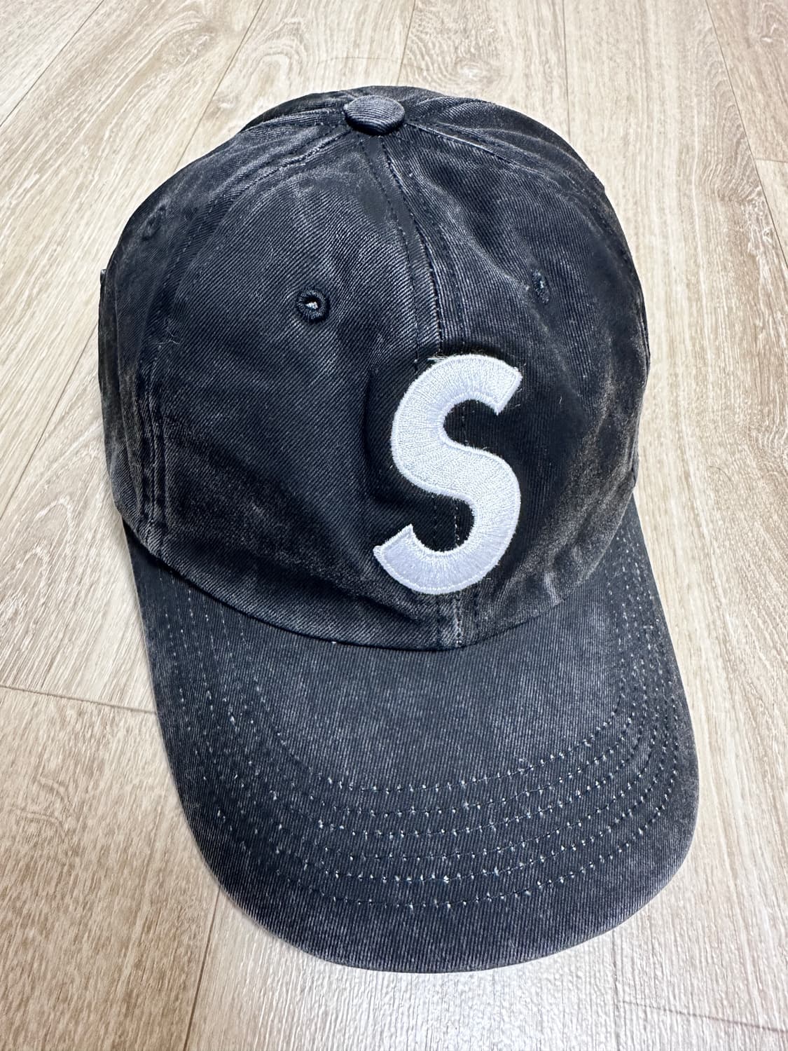 슈프림 S로고 볼캡 블랙 KREAM택포함 상품이미지8