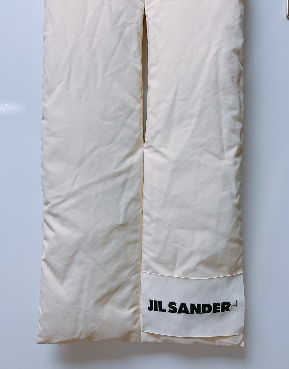 질샌더 머플러 아이보리 크림컬러 정품 새제품 선물용 추천 상품이미지2