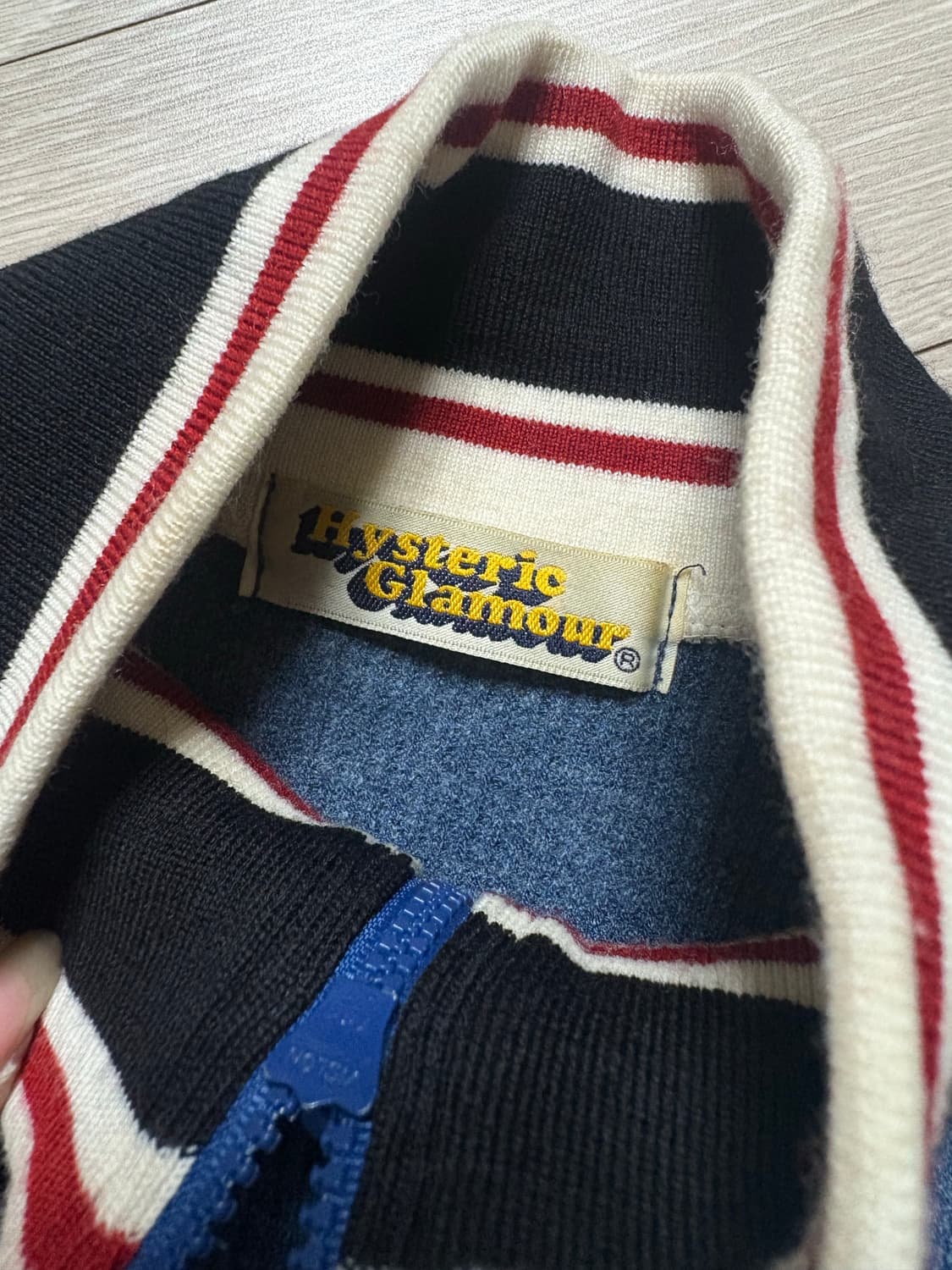 히스테릭 글래머 블루 후드집업 상품이미지3