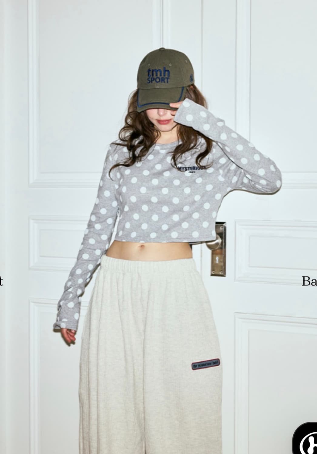 구해요) 미스테리어스호텔 도트티 그레이 상품이미지1