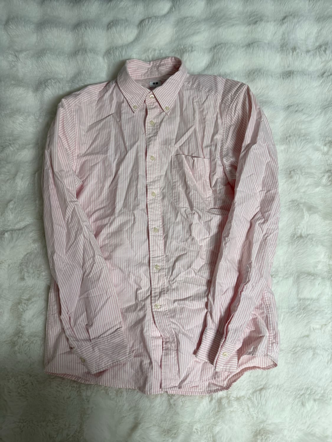 [L] 유니클로 슬림핏 옥스포드 셔츠 2종 일괄 판매 상품이미지4