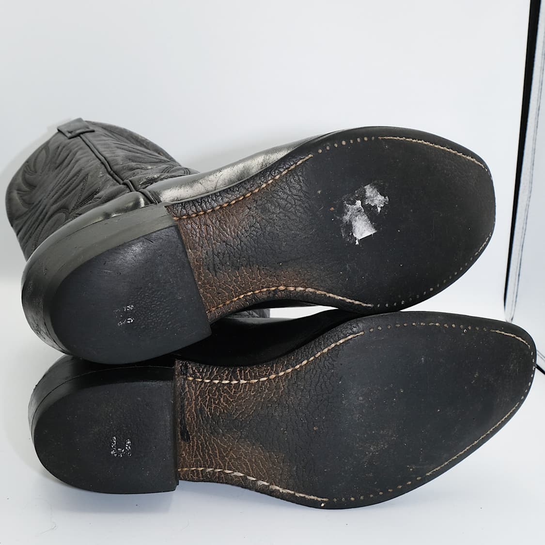 빈티지 저스틴 웨스턴 레더 부츠 9D(270)사이즈 BT27003 상품이미지9