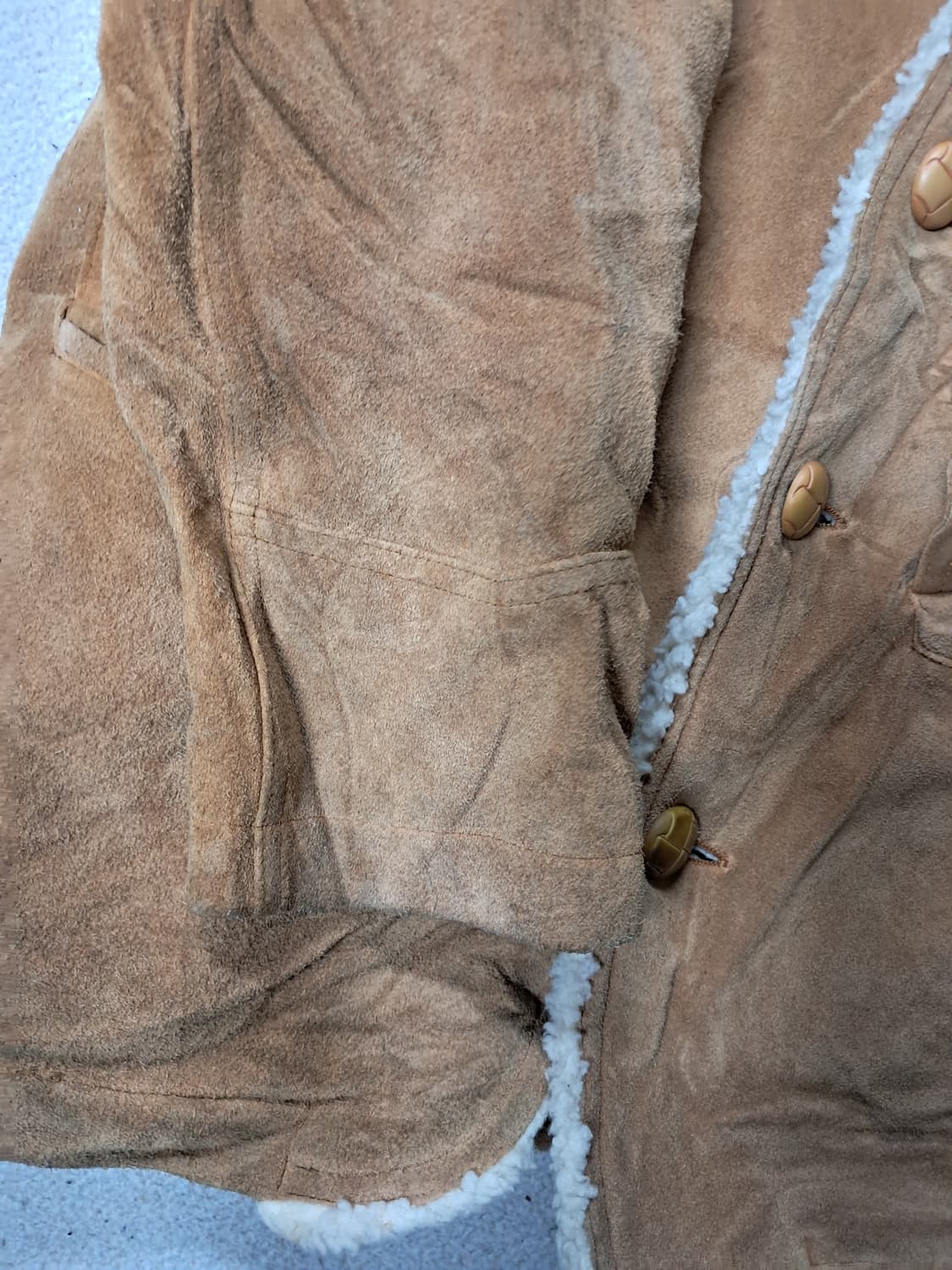 on time 쇼트 웨스턴 스웨이드자켓 상품이미지6