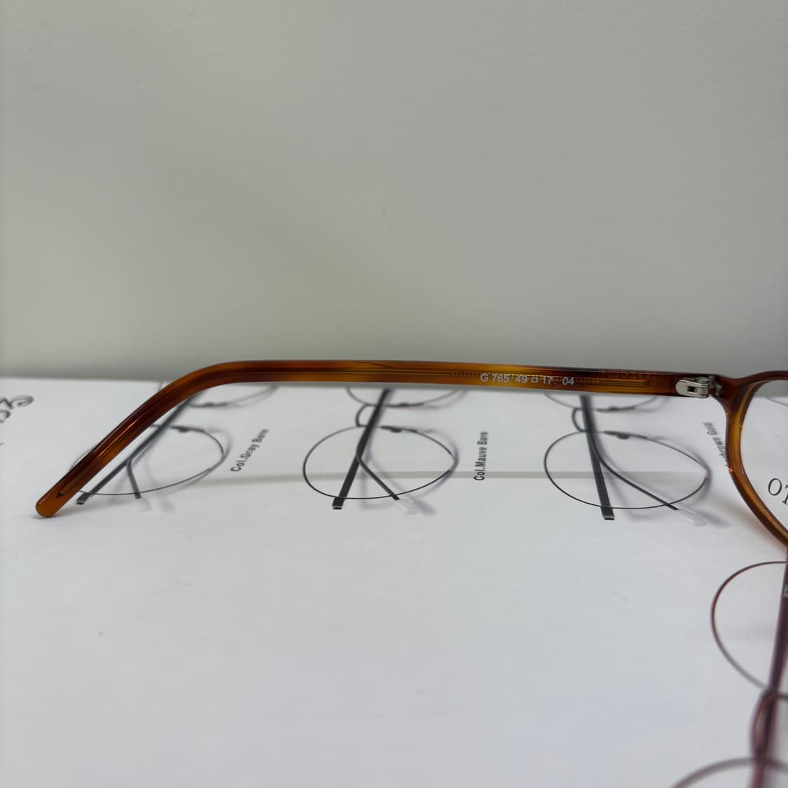 GIOTTO 브라운 뿔테 빈티지안경 상품이미지5