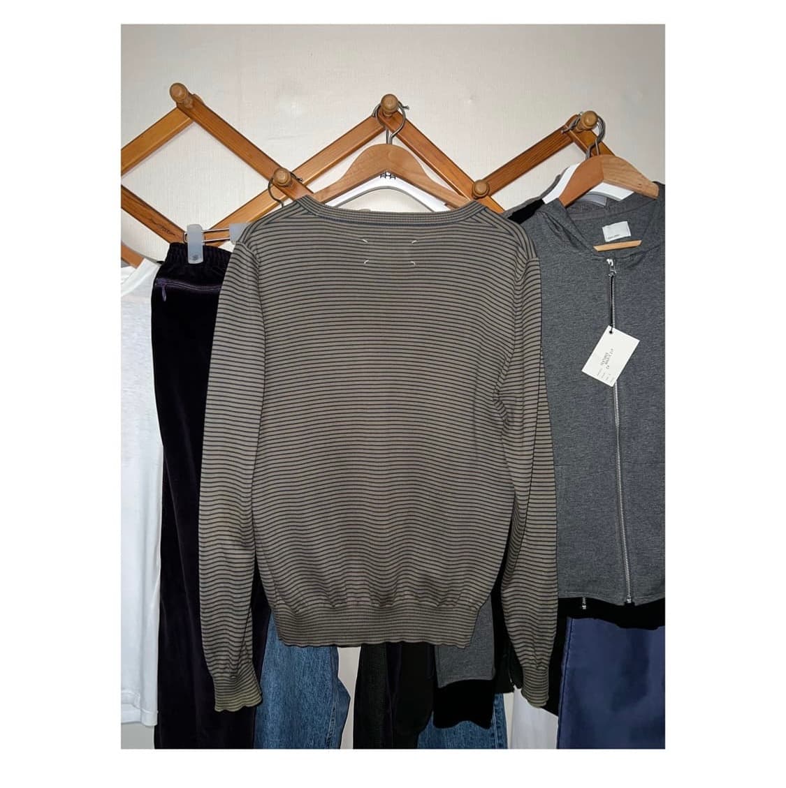 메종 마르지엘라 스트라이프 가디건 ( M ) 상품이미지2