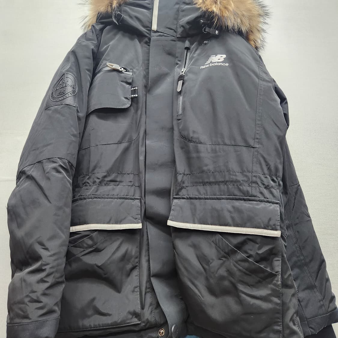 뉴발란스 구스다운 후드퍼 야상 패딩 M(L) 남여공용 상품이미지2