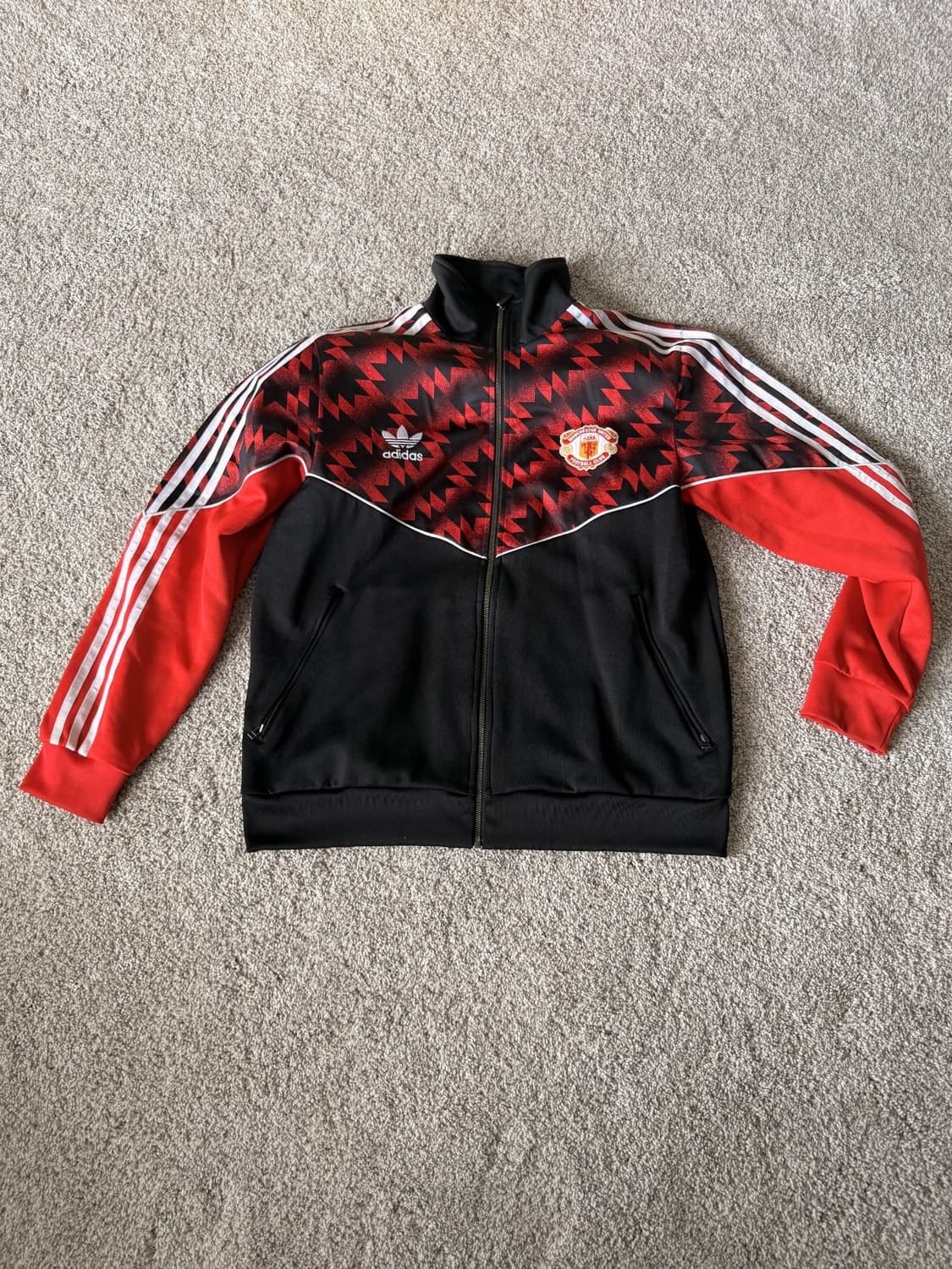 레어 아디다스 맨유 트랙탑 져지 L 상품이미지1