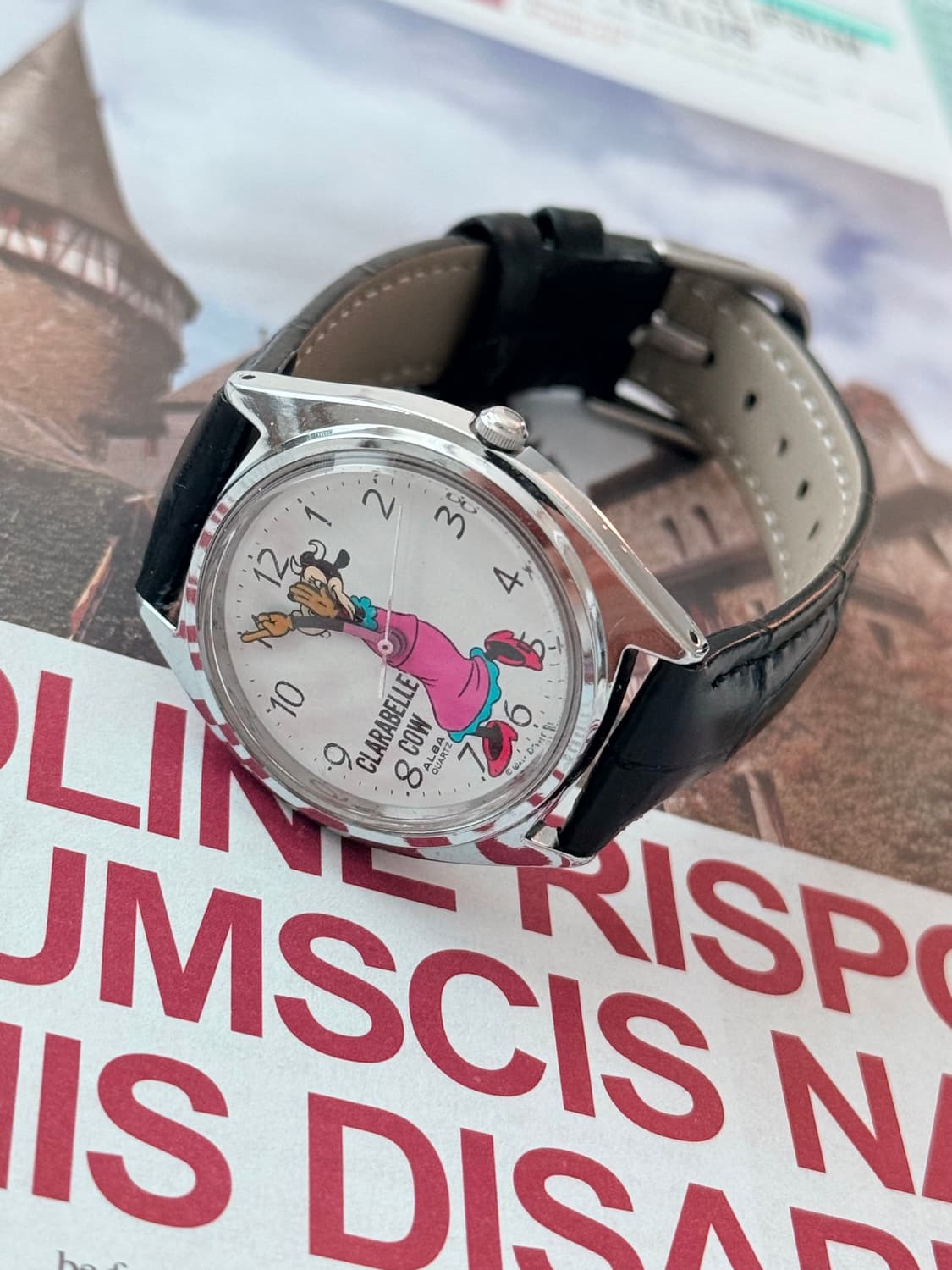 Seiko 세이코 ALBA Quartz Clarabelle cow 상품이미지3