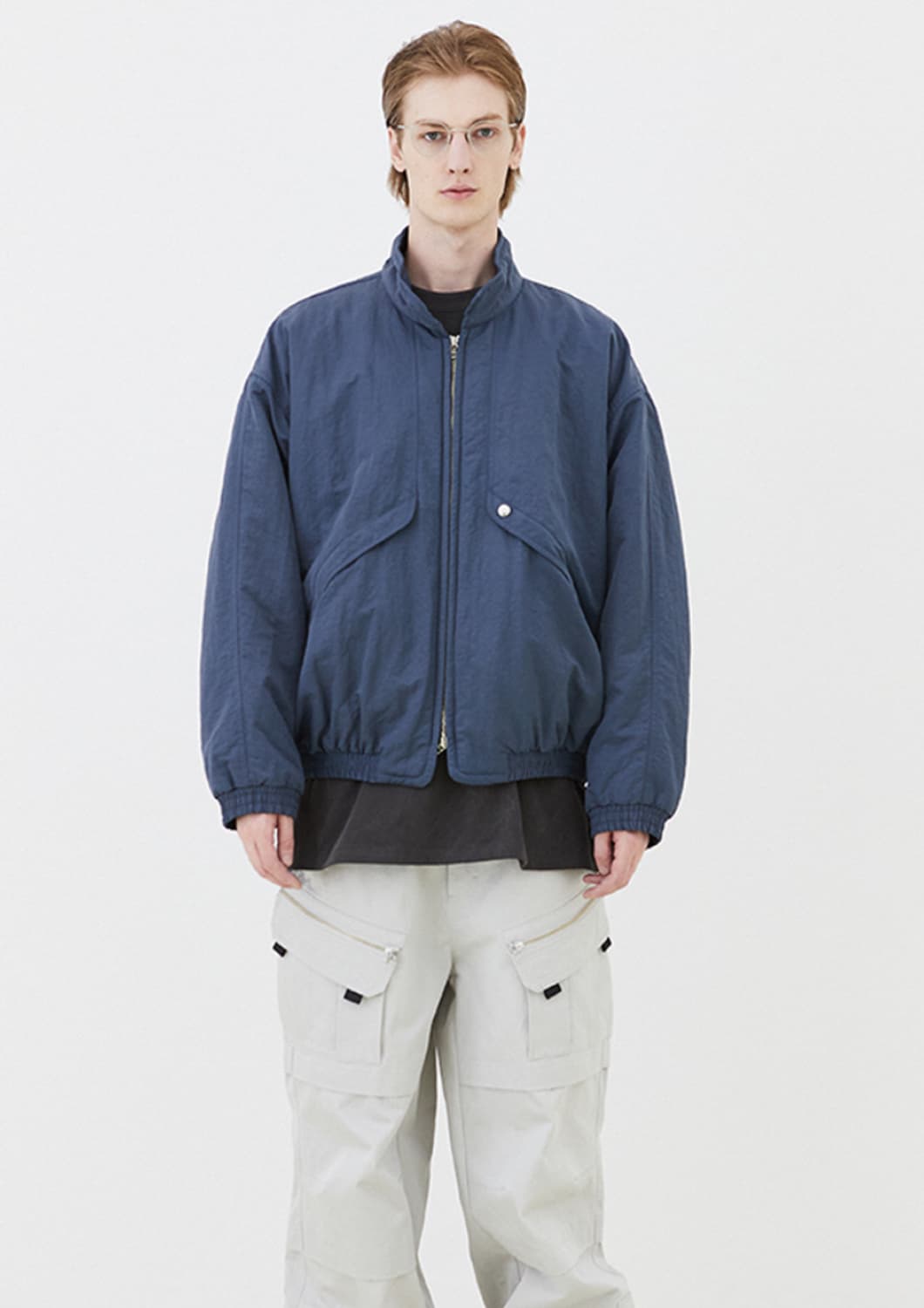 이에이 와이어 카라 오버사이즈 점퍼 상품이미지1