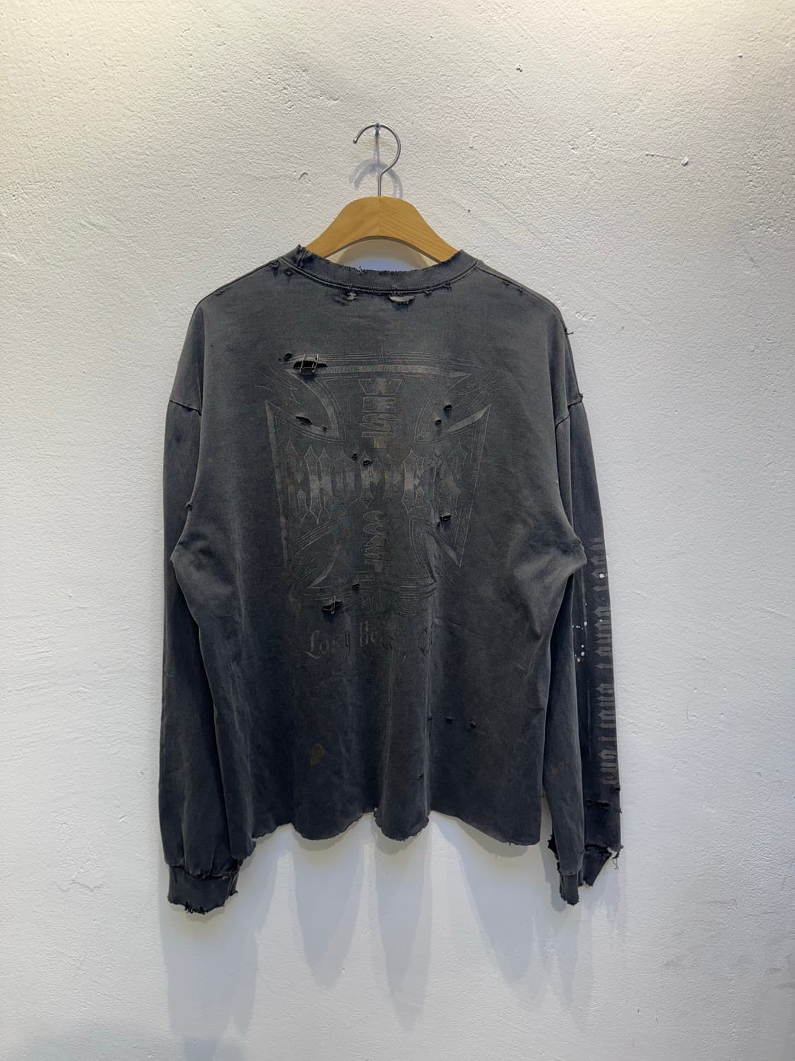 빈티지 웨스트 피그먼트 긴팔 상품이미지6