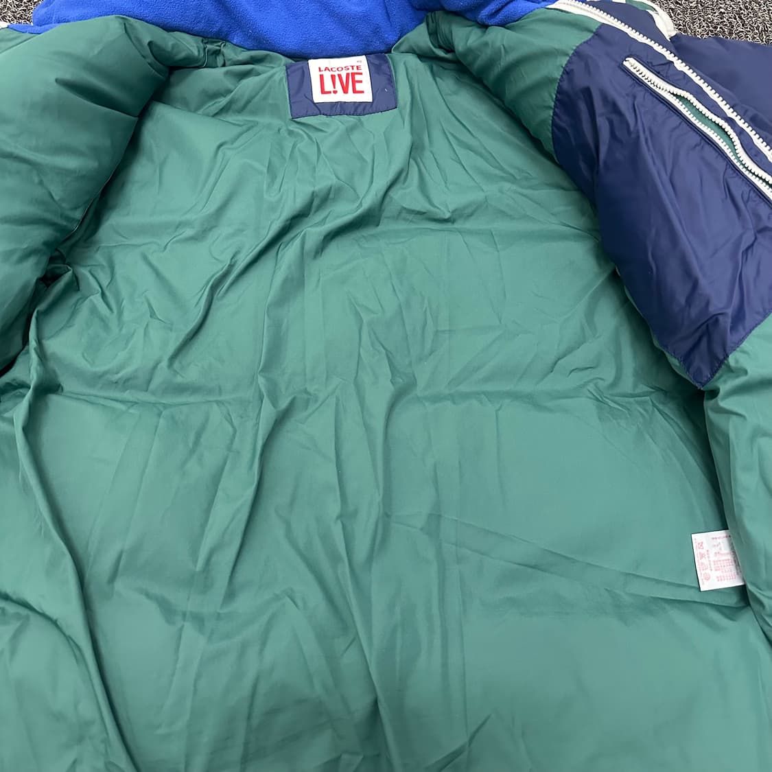 라코스테 라이브 여성 덕다운 패딩 네이비 95(M) 상품이미지4