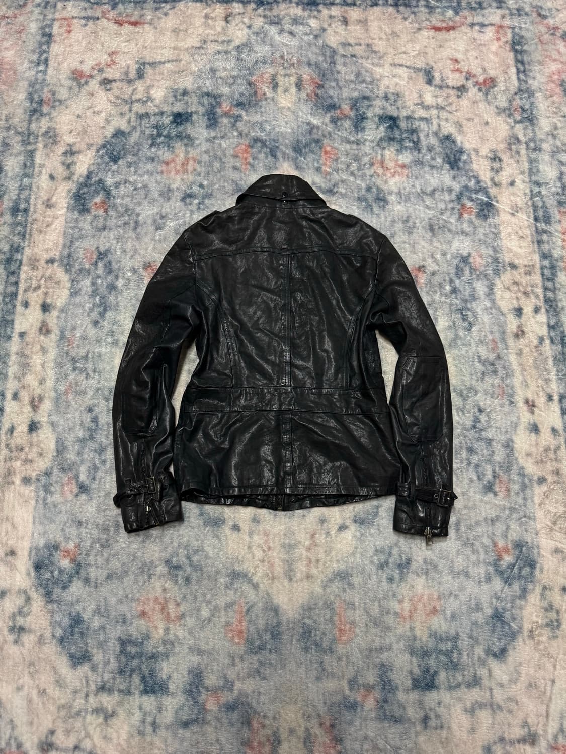 Unknown pocket gimmick leather jacket 상품이미지7