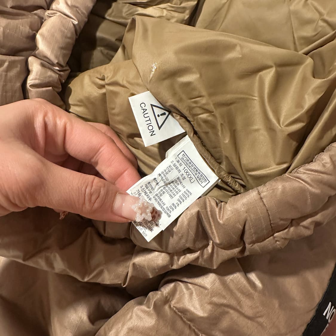 노스페이스 눕시 화이트라벨  노벨티 다운자켓  XL 상품이미지7