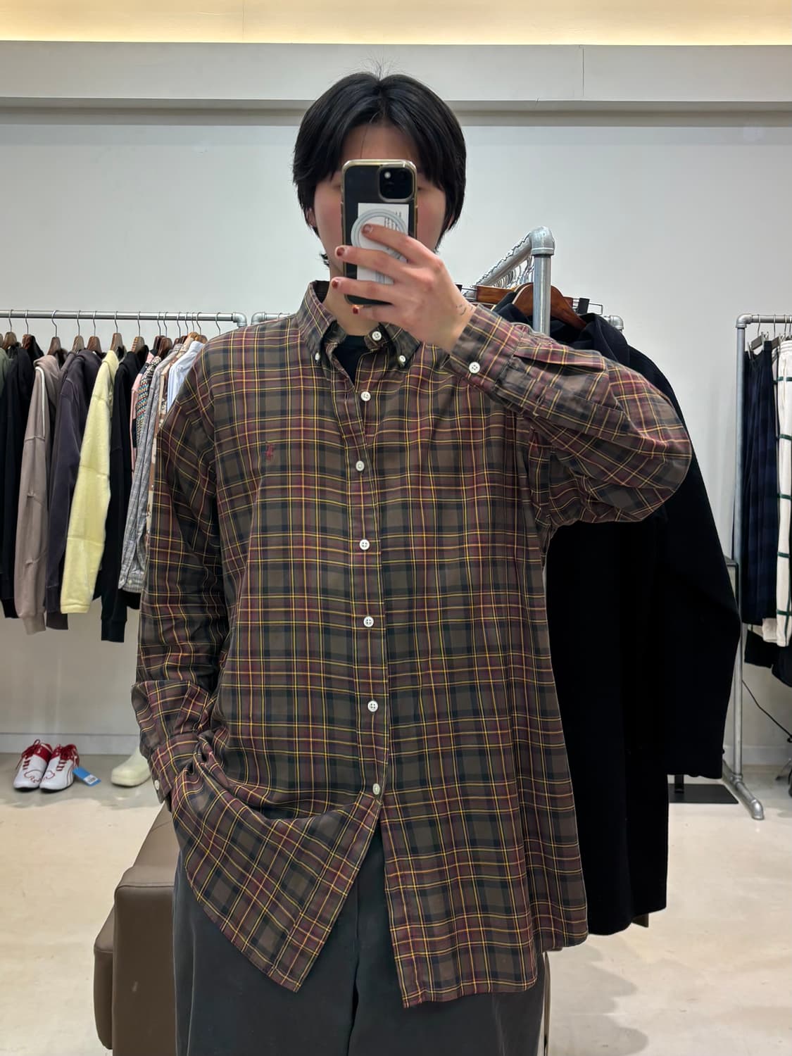 폴로 랄프로렌 체크 셔츠 상품이미지7