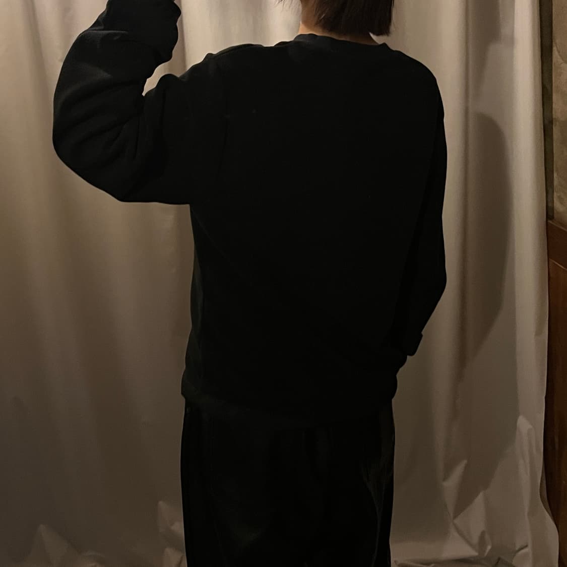 나이키 플리스 맨투맨 블랙 상품이미지4