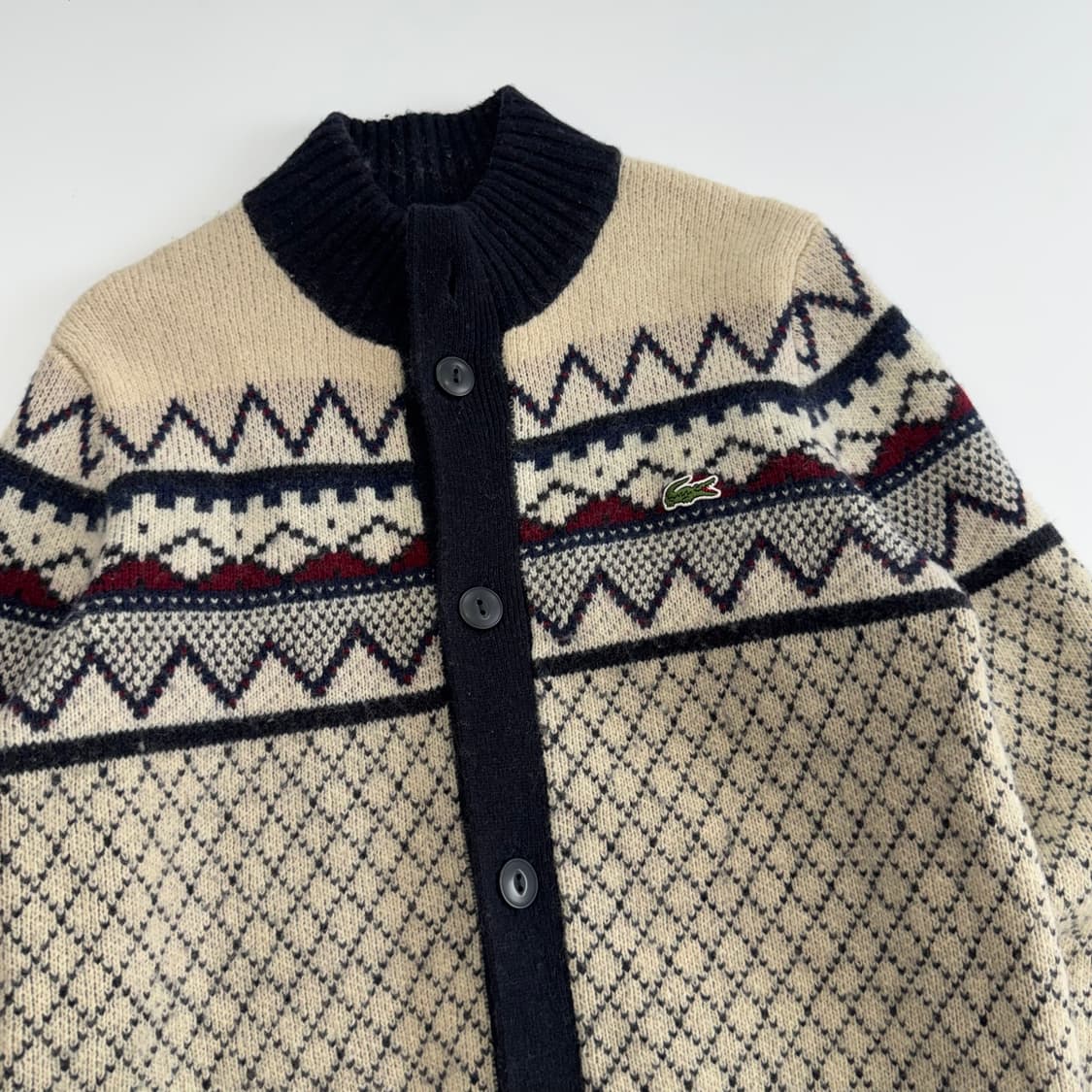 Lacoste 라코스테 스몰로고 니트 가디건  상품이미지4