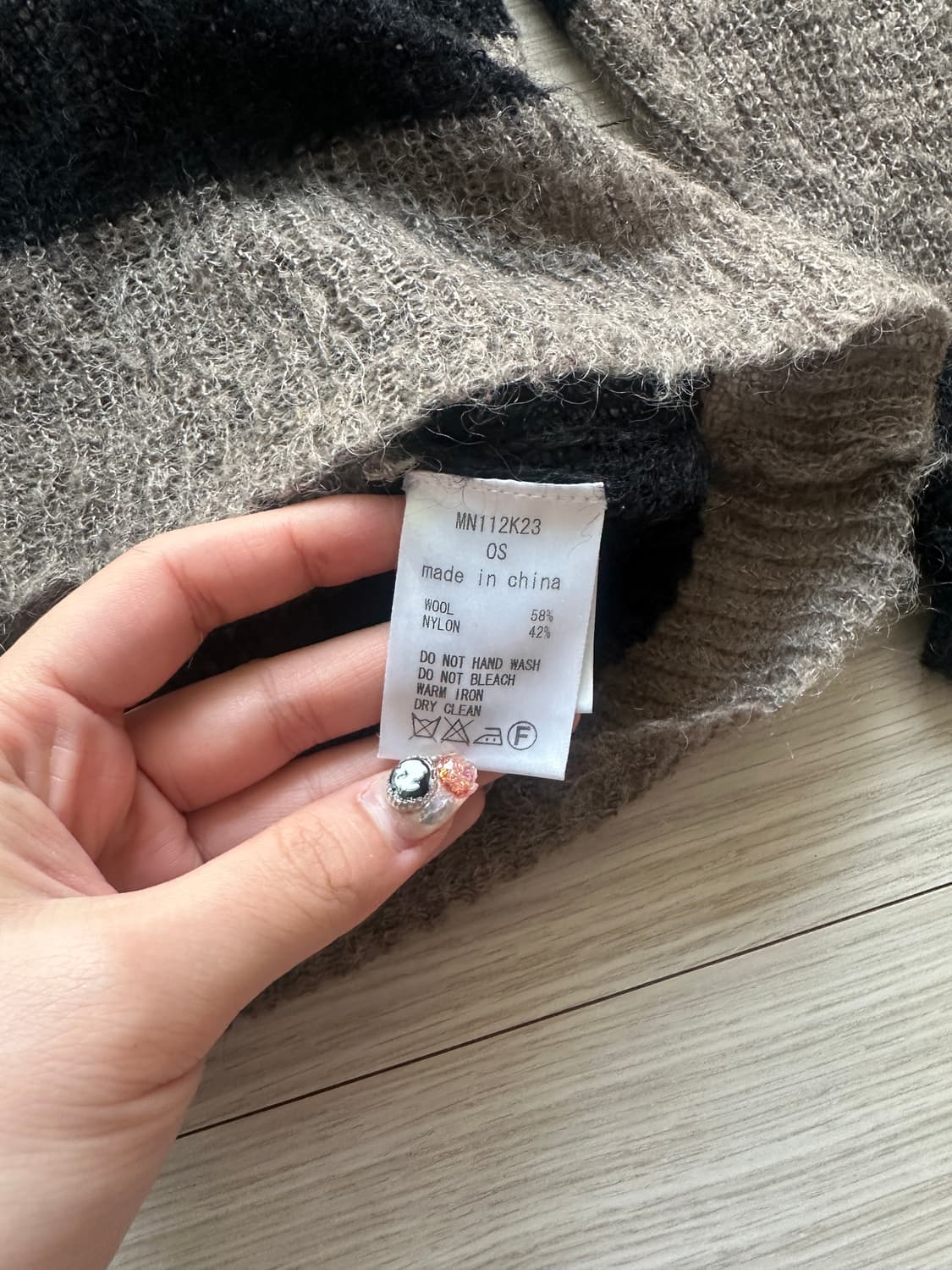 Munich 울 나일론 목니트  상품이미지6