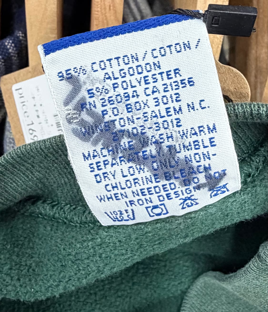 90s 챔피온 그린 맨투맨 티셔츠 상품이미지7