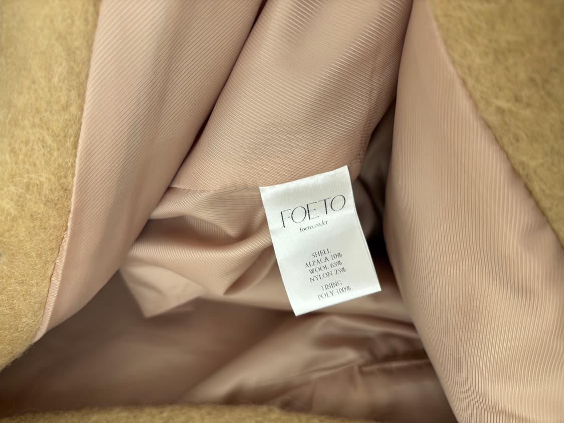 포에토 알파카 더블 코트 상품이미지6