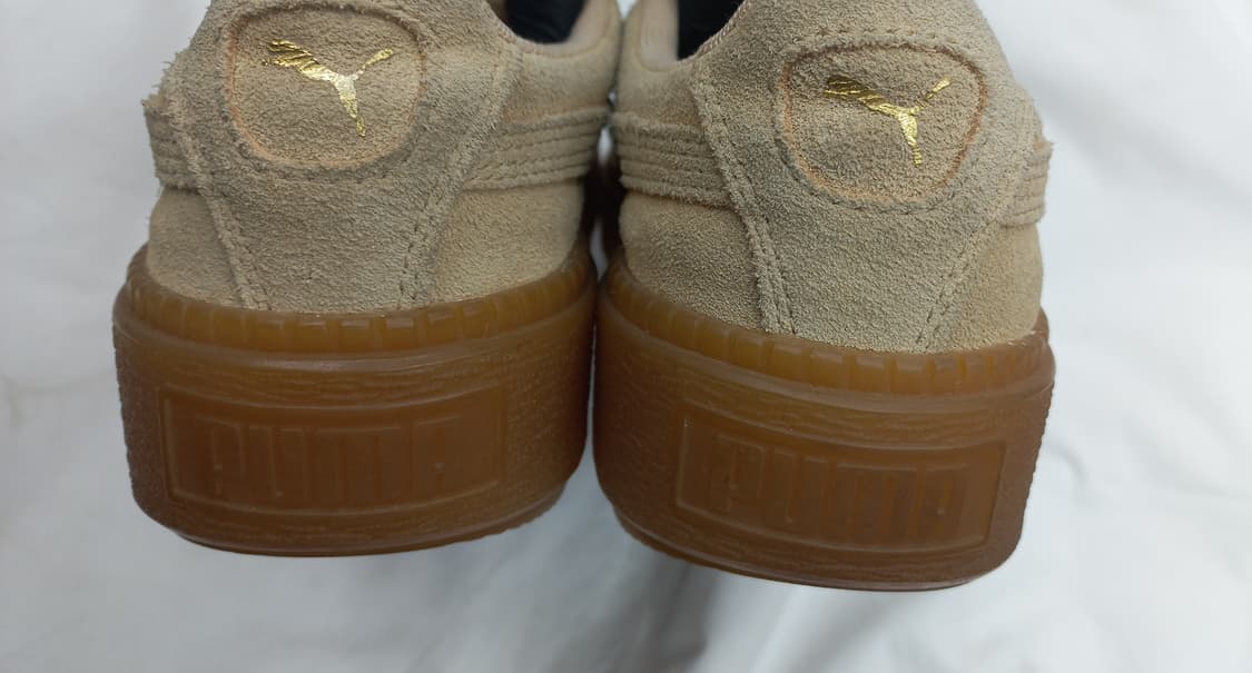 퓨마 스웨이드 플랫폼 운동화 230 베이지 상품이미지4