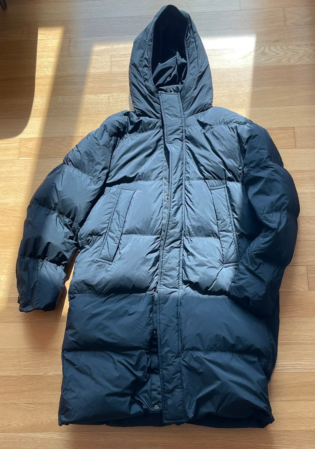 아르켓 블랙 다운 롱 패딩 상품이미지6