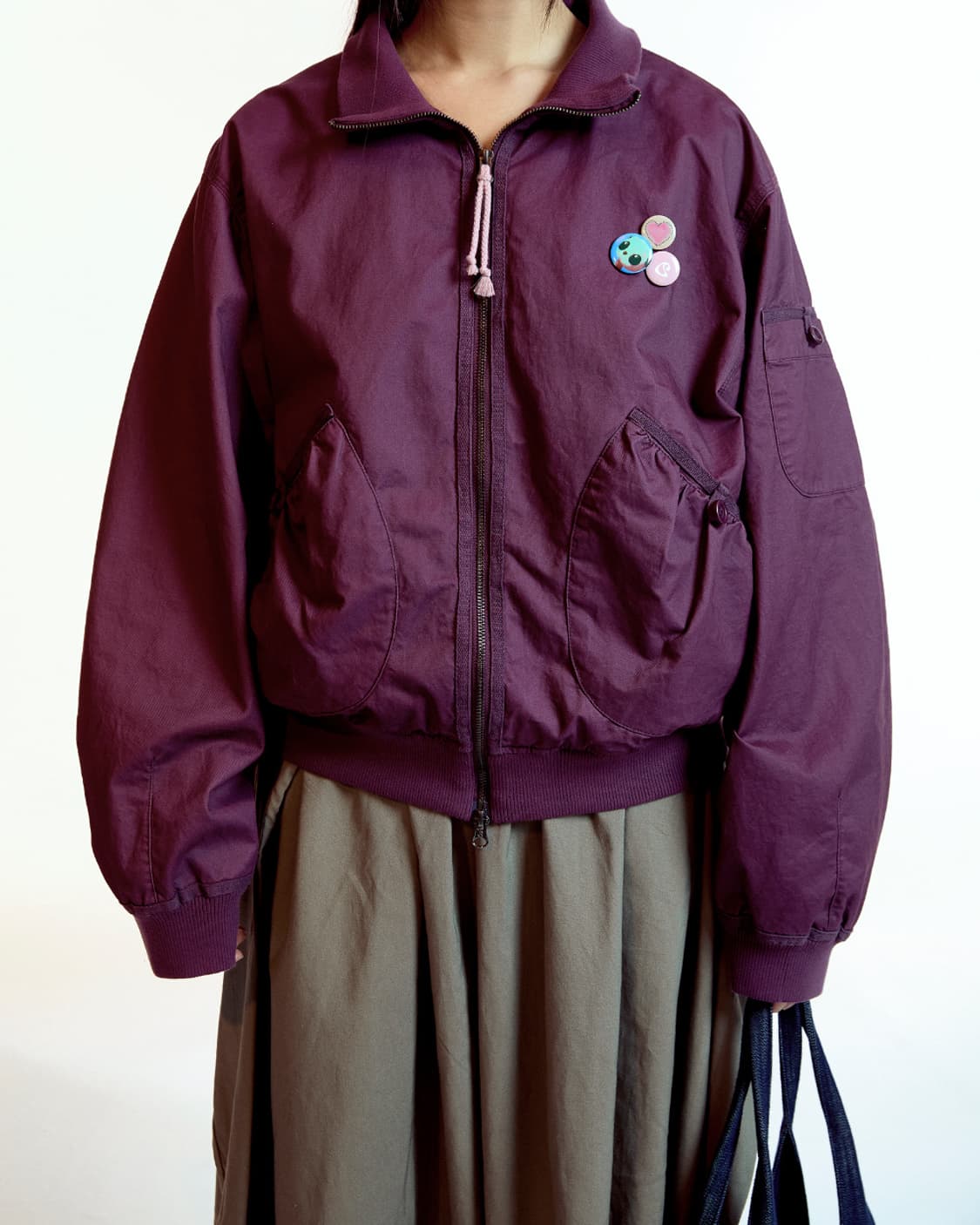 코이세이오 더스티 코튼 봄버 자켓 상품이미지2