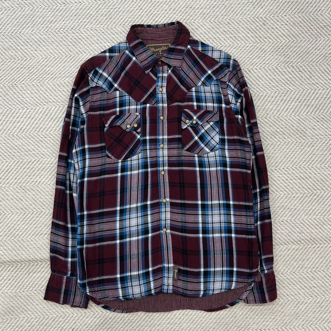 랭글러 웨스턴 체크 셔츠 r2744 상품이미지1