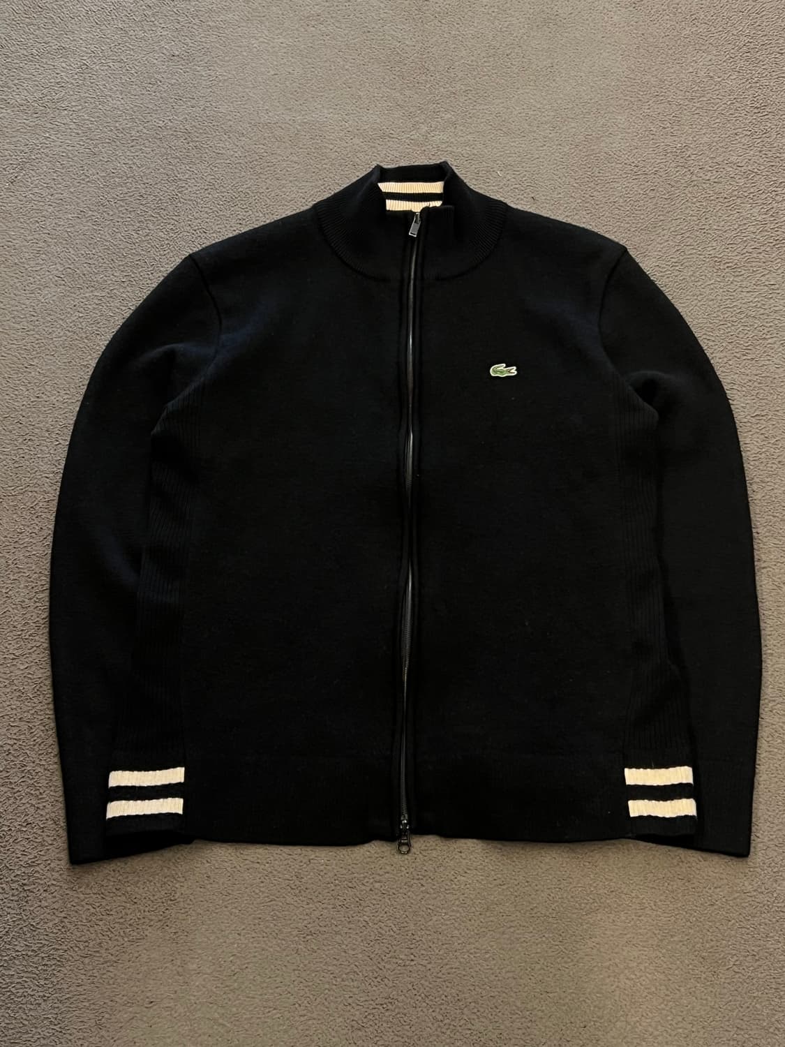 라코스테 니트 집업 자켓 처분  상품이미지1