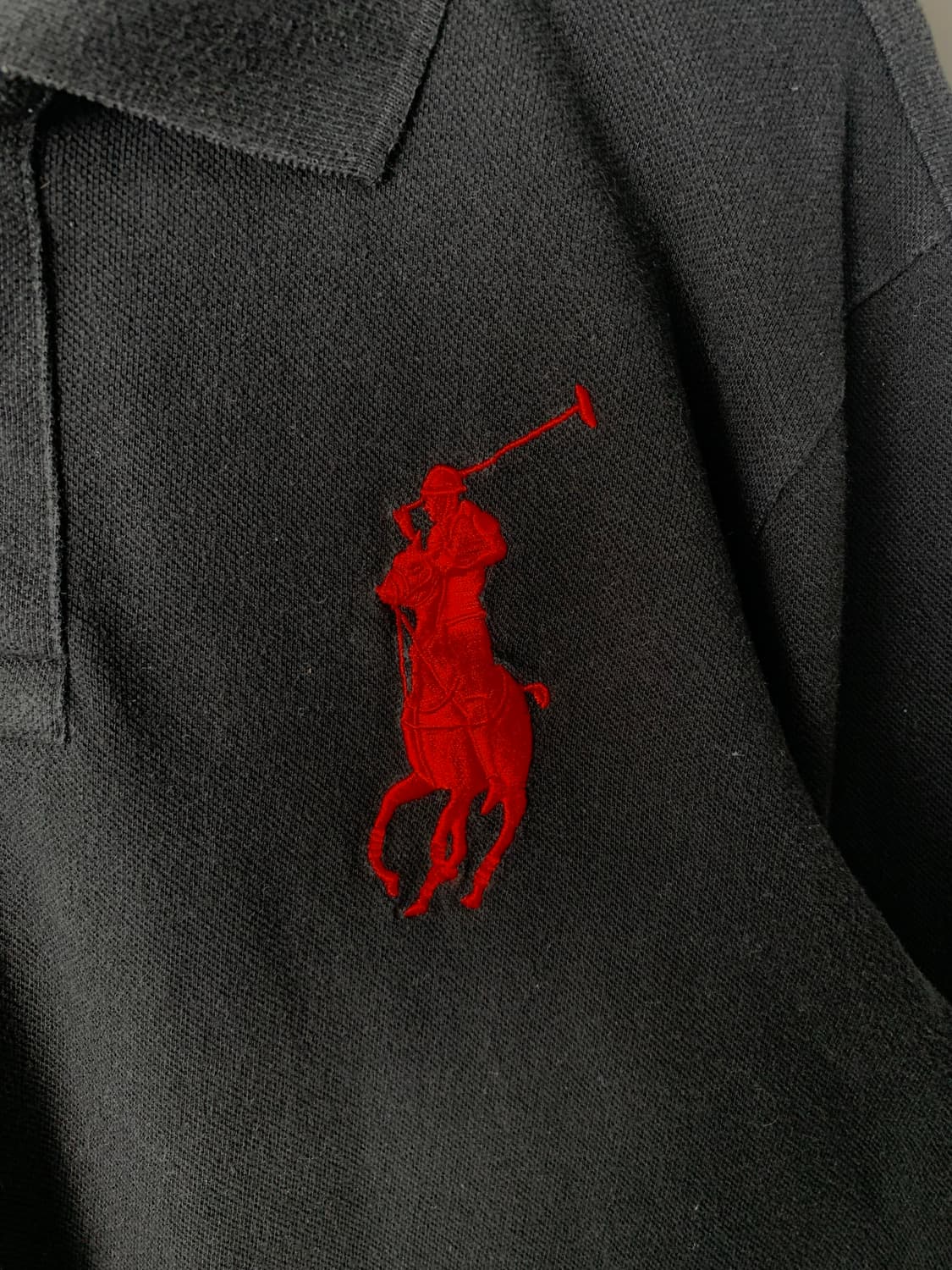 폴로 랄프로렌 빅포니 블랙 긴팔 카라티 상품이미지3