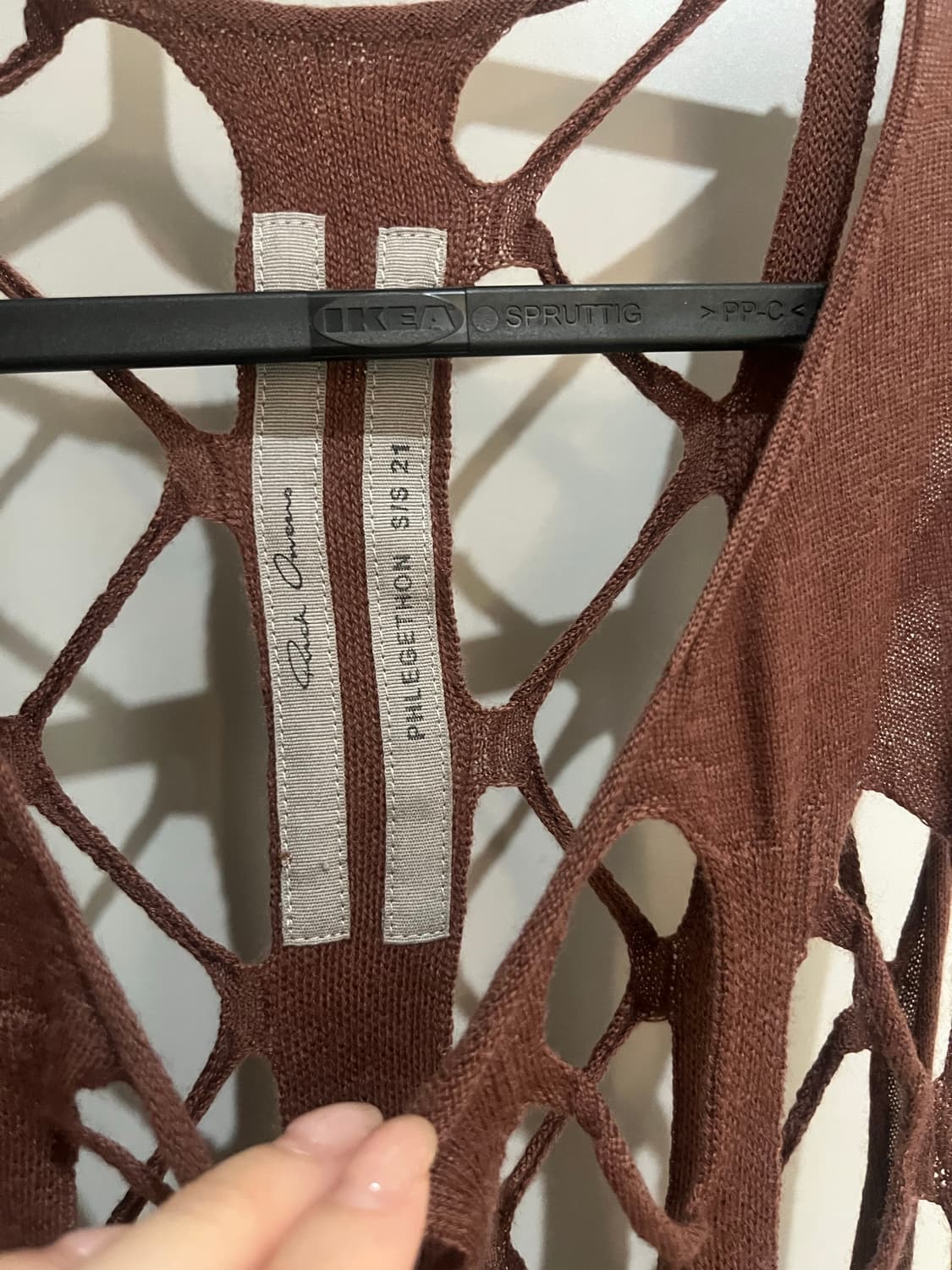 Rick Owens 릭오웬스 캐시미어 100 슬리브리스 탑 상품이미지2