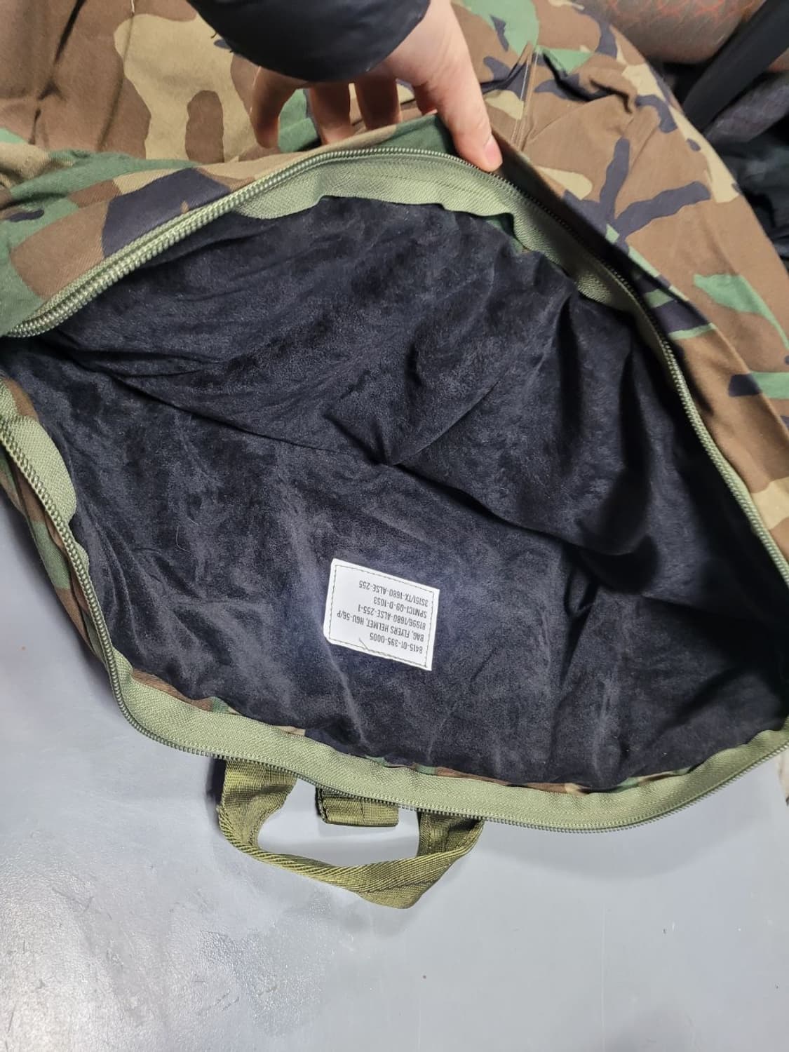 미 구형 공군 헬맷백 상품이미지8
