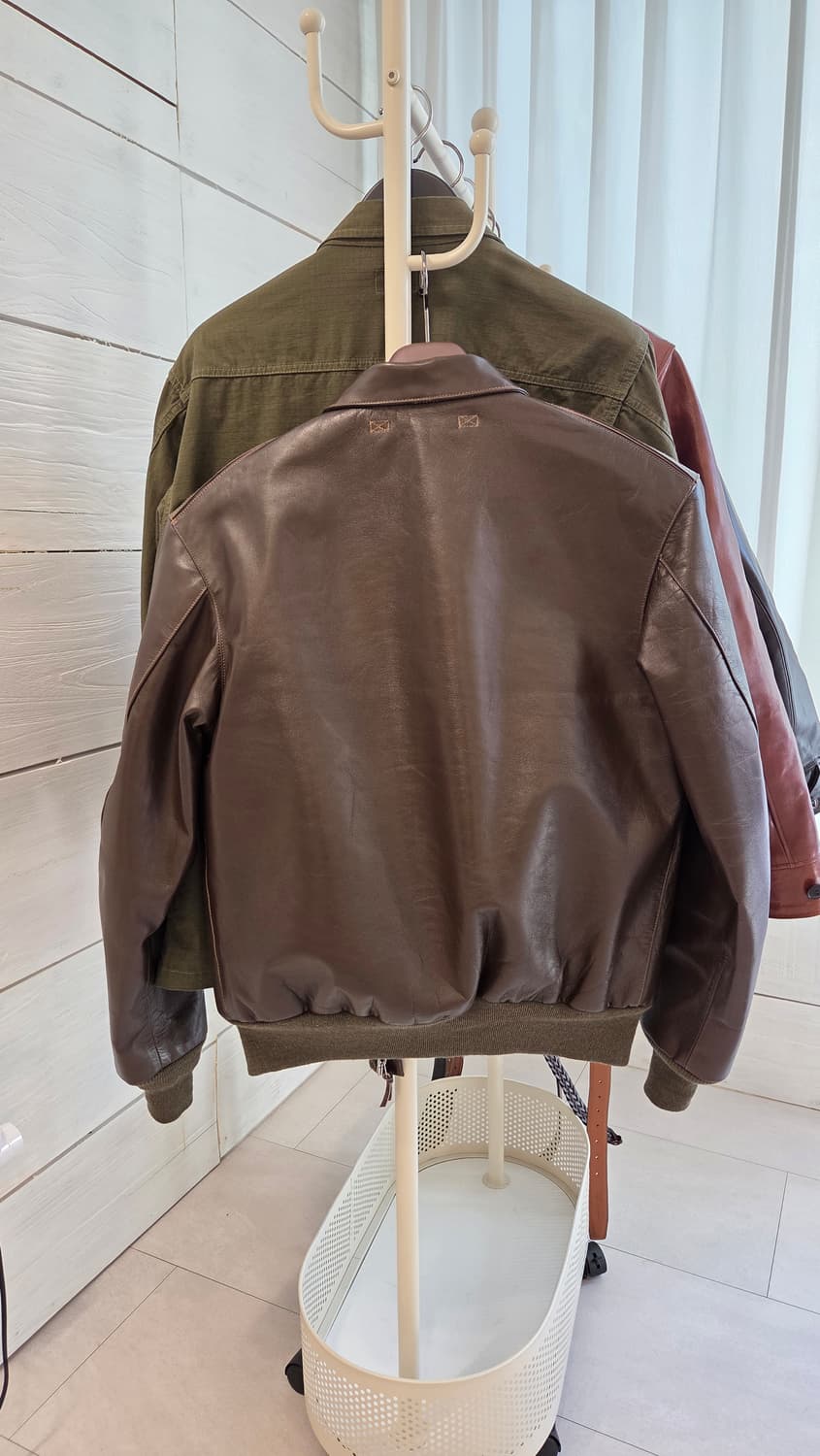 디아프바인 A-2 자켓(말가죽) 상품이미지2