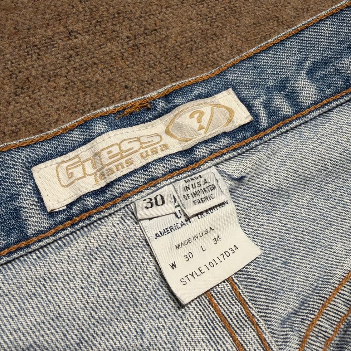 Guess USA 90s 게스 데님 팬츠 30~31 상품이미지3