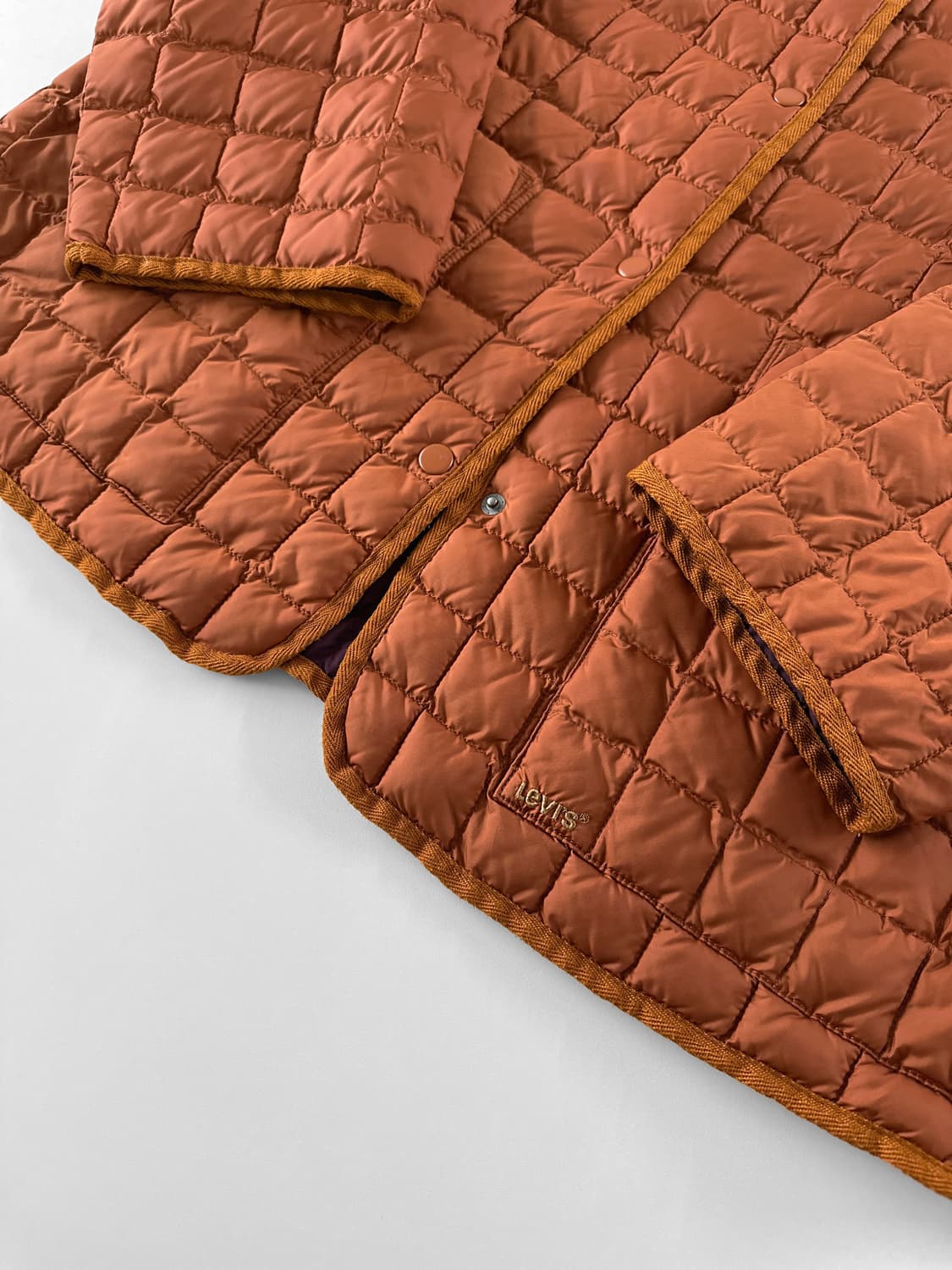 리바이스 번트 오렌지 퀼팅 자켓 상품이미지8
