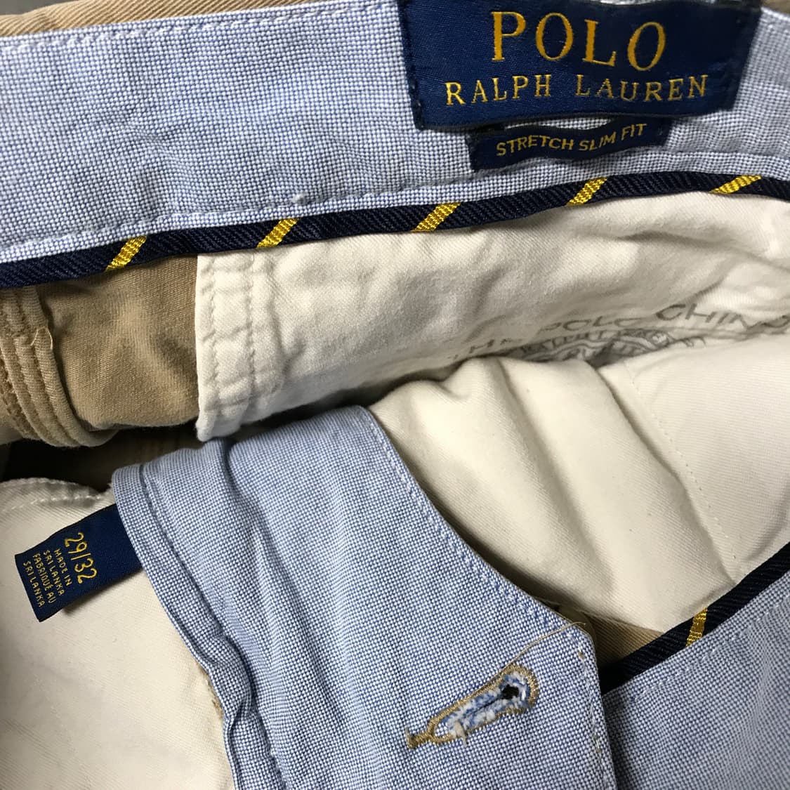 폴로 랄프로렌 멀티 자수 치노 팬츠 베이지 29/32 상품이미지5