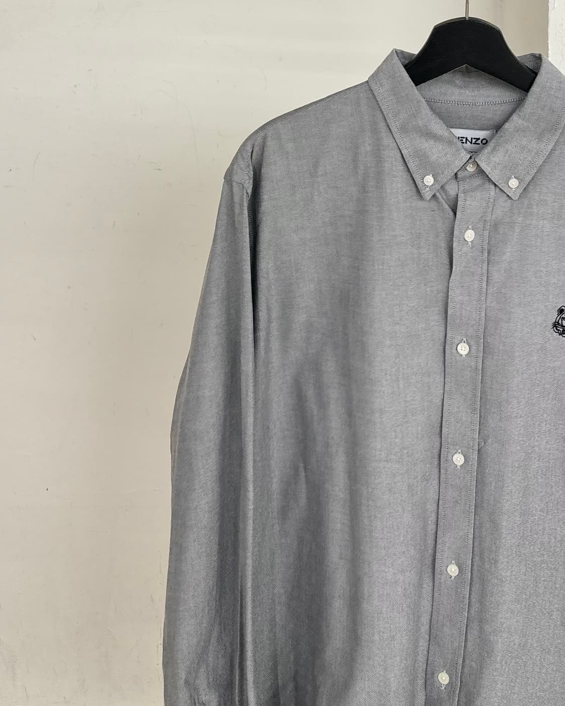 겐조 그레이 타이거 크레스트 버튼다운 셔츠 상품이미지3