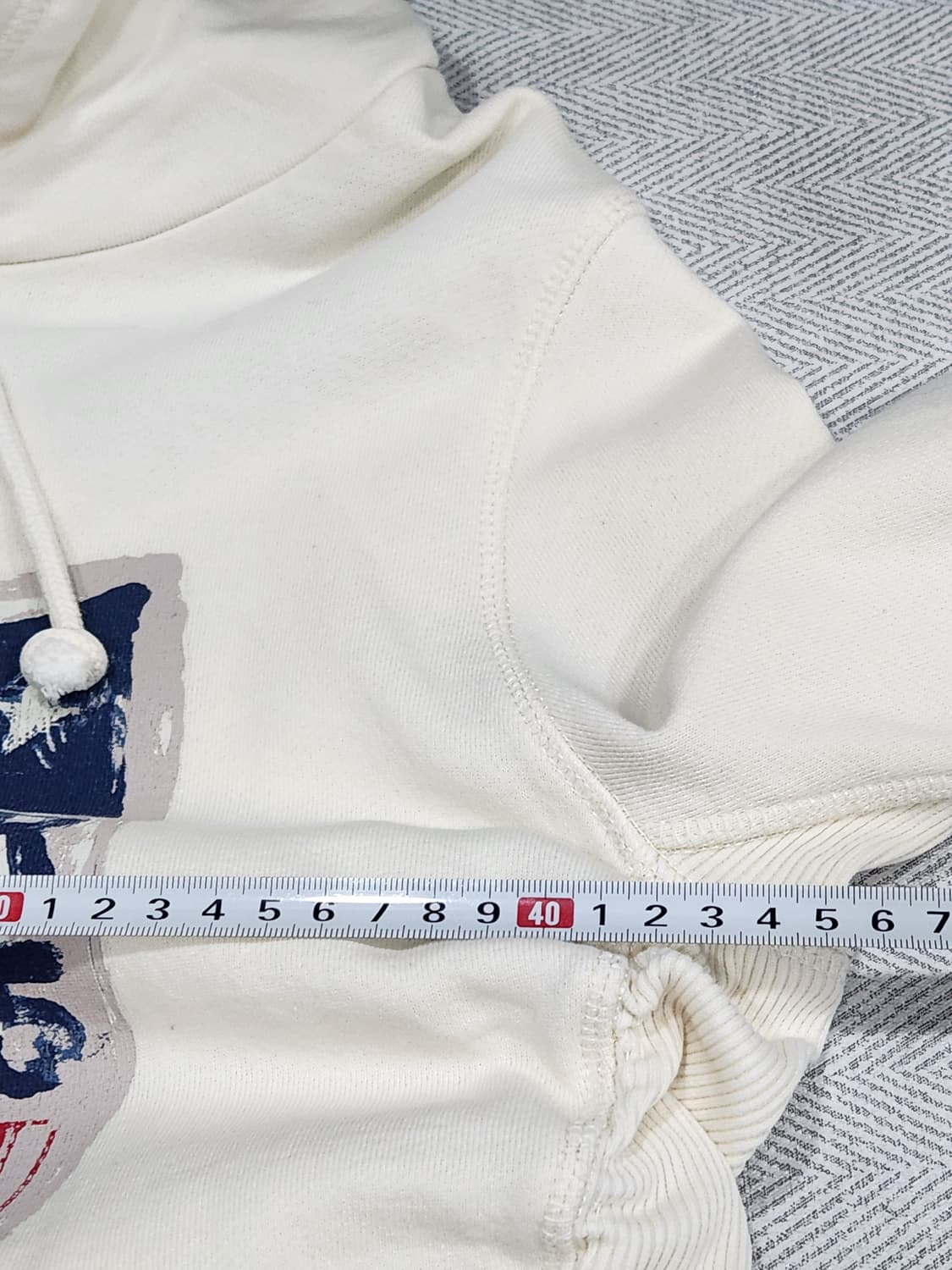 [M] 타미힐피거 셔링 후드티 여성 M사이즈 상품이미지9