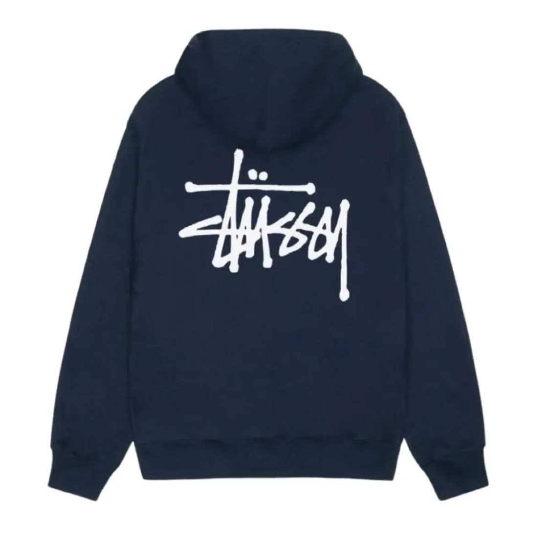 스투시 네이비 후드티 상품이미지1