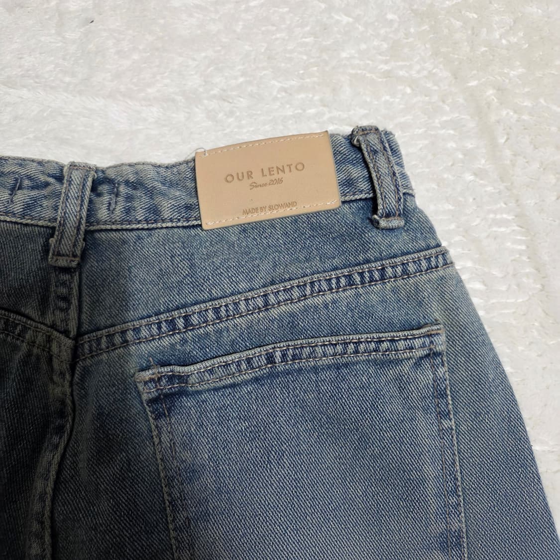 (1)여성 슬로우무드 슬로우앤드 데님 팬츠 상품이미지4