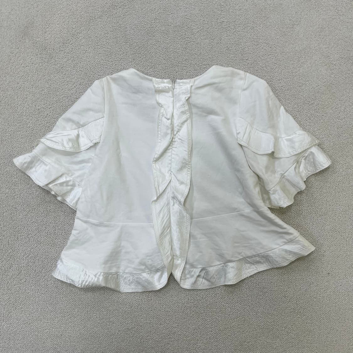 38 럭키슈에뜨 여성 프릴 반팔티 0415M 상품이미지4