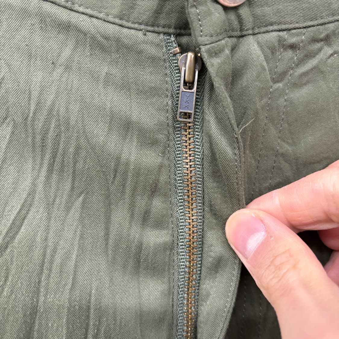 이세이미야케 그린 주름 바지 29in 상품이미지3