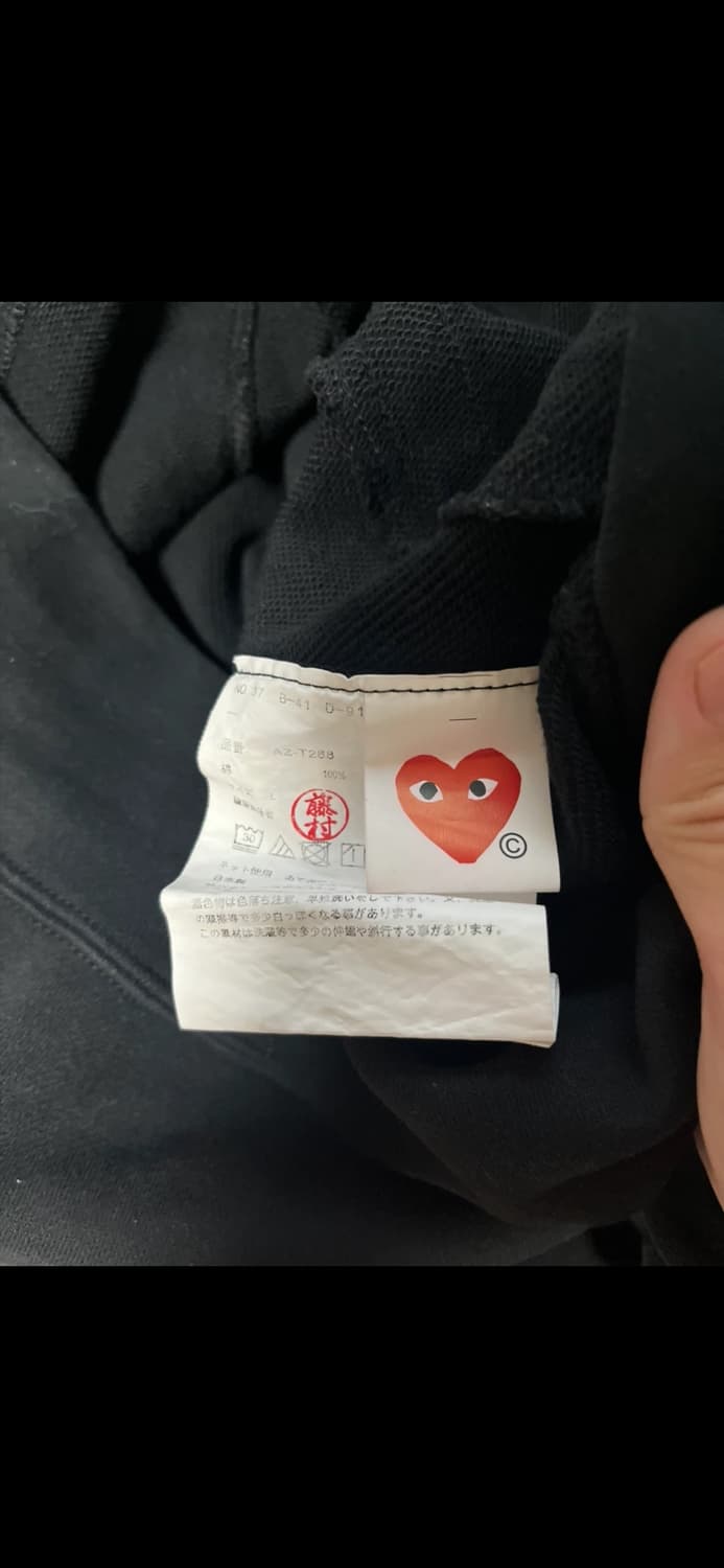 꼼데 후드집업 L 상품이미지4