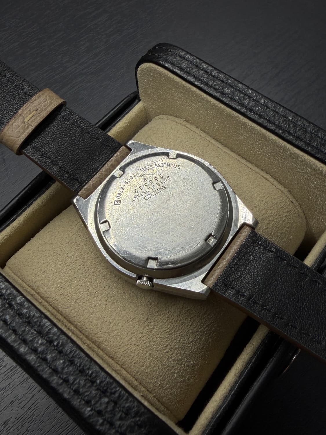 빈티지 세이코 오리지널 화이트린넨판 각러그 상품이미지6