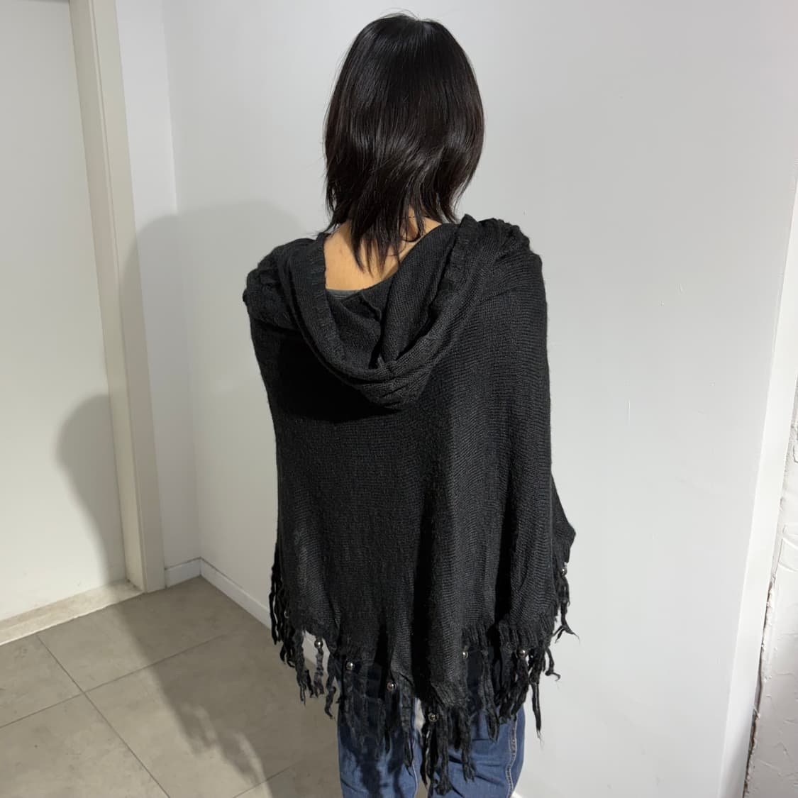 Dig deep 락시크 블랙케이프 망토 상품이미지4