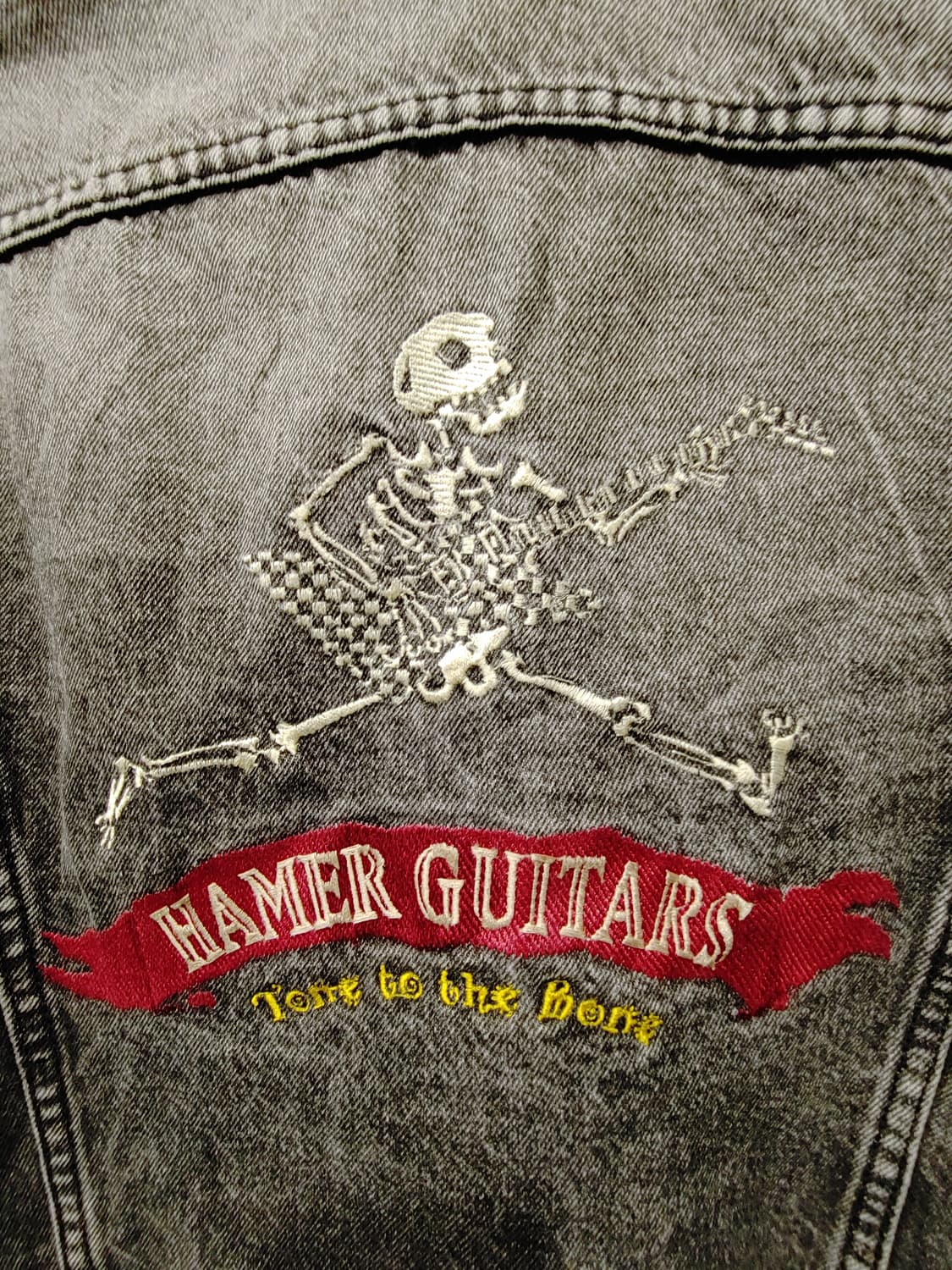 무배) Lee리 자수 그레이 워싱 청자켓 - XL 상품이미지6