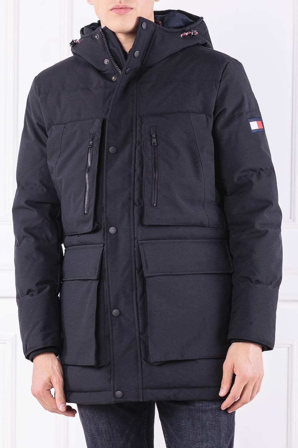 타미힐피거 남성 헤비 캔버스 덕다운 패딩 105 상품이미지1