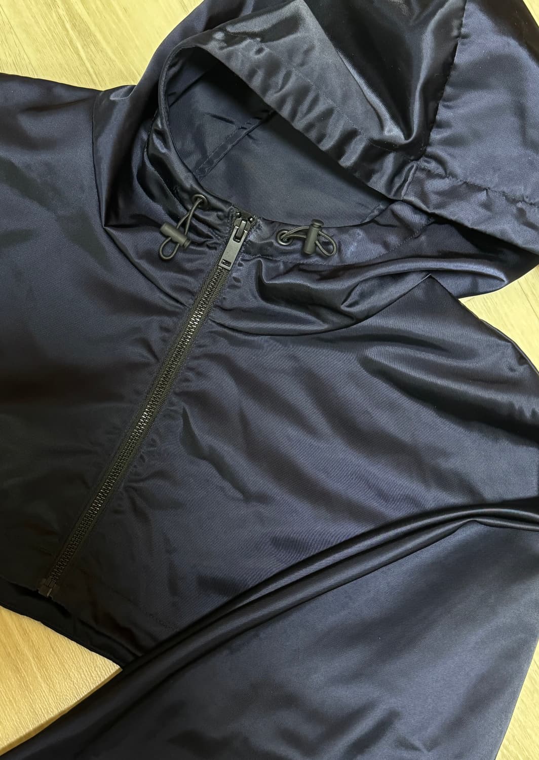 크롭 후드 나일론 재킷 상품이미지3